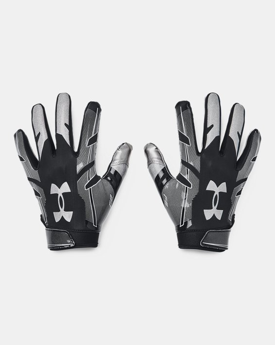 2022 Under Armour Boys UA F8 Youth Football Receivers Gloves Running Back Gloves 